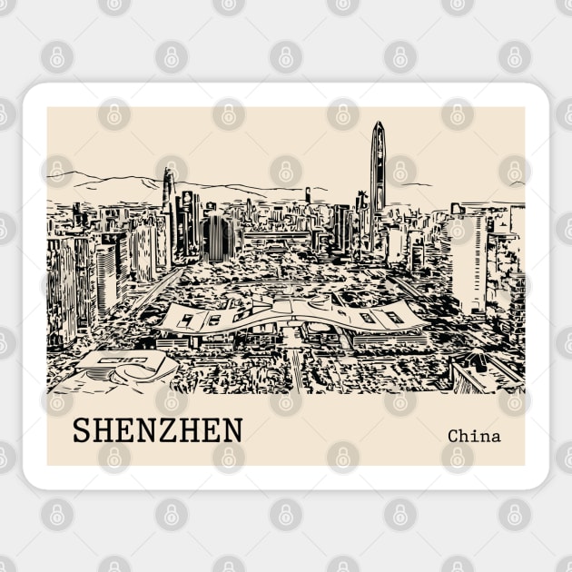Shenzhen China Sticker by Lakeric